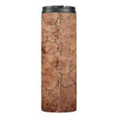 Scheurt van afgedankte erosiescheuren woestijn thermosbeker (Achterkant)