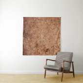Scheurt van afgedankte erosiescheuren woestijn wandkleed (In Situ (horizontaal))