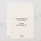 Scheve fijne feestdagen 2 fotokaart feestdagenkaart (Achterkant)