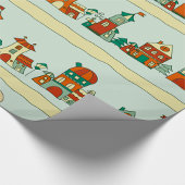 Scheve Huizen Cadeaupapier