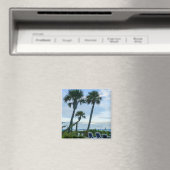 Scheve Palmbomen Magneet (Insitu (Vaatwasser))