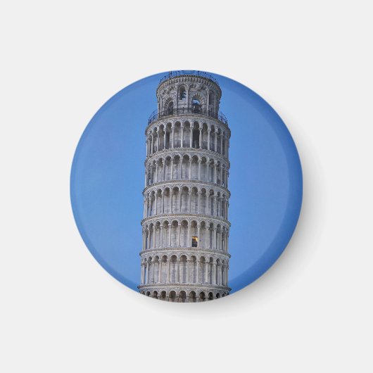Scheve Toren bij Schemering Magneet (Voorkant)