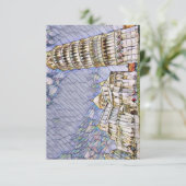 Scheve Toren van Pisa door Mirsat Karabel Kaart (Staand voorkant)