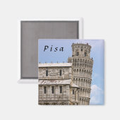 Scheve Toren van Pisa en Kathedraal - Pisa, Italië Magneet (Voorkant / Achterkant)