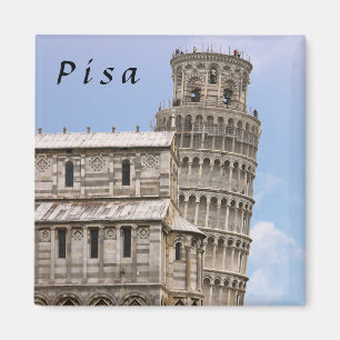 Scheve Toren van Pisa en Kathedraal - Pisa, Italië Magneet