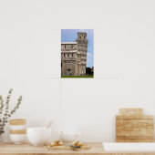 Scheve Toren van Pisa en Kathedraal - Pisa, Italië Poster (Keuken)