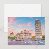 Scheve Toren van Pisa, Italië Briefkaart (Voorkant / Achterkant)