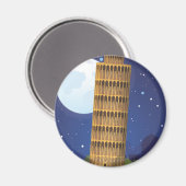 Scheve Toren van Pisa Magneet (Voorkant / Achterkant)