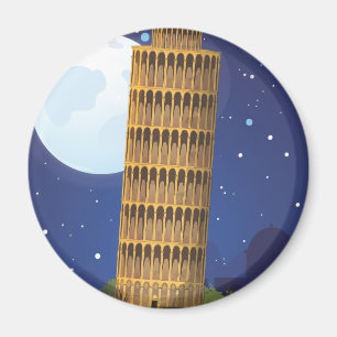 Scheve Toren van Pisa Magneet