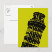 Scheve Toren van Pisa Pop Art Briefkaart (Voorkant / Achterkant)