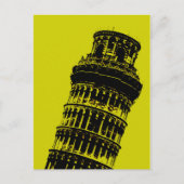 Scheve Toren van Pisa Pop Art Briefkaart (Voorkant)