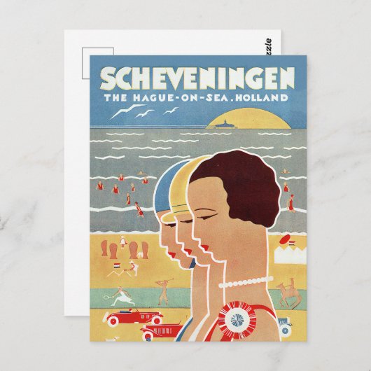 Scheveningen Beach Briefkaart (Voorkant / Achterkant)