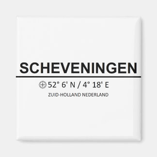 Scheveningen Coordinaten - Scheveningen Coordinate Magneet