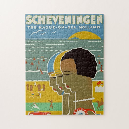 Scheveningen ~ Den Haag op Zee, Nederland Legpuzzel (Verticaal)