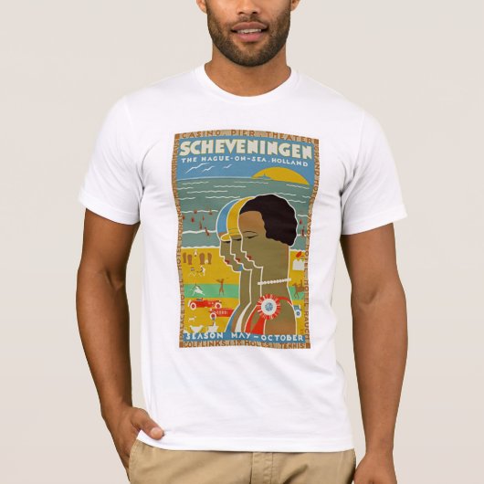 Scheveningen ~ Den Haag op Zee, Nederland T-shirt (Voorkant)
