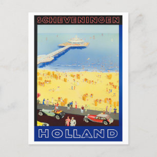Scheveningen Holland vintage-Briefkaart Briefkaart