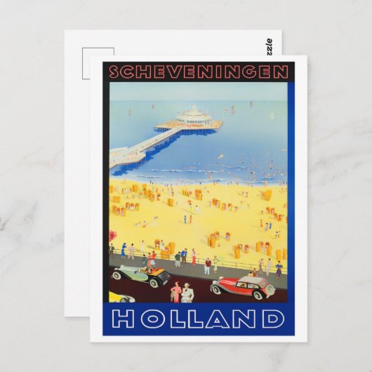 Scheveningen Holland vintage-Briefkaart Briefkaart (Voorkant / Achterkant)
