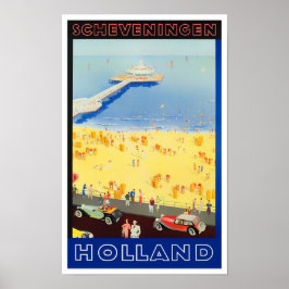 Scheveningen Holland vintage-Poster Poster