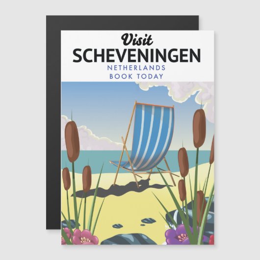 Scheveningen Nederland strandposter (Voorkant / Achterkant)