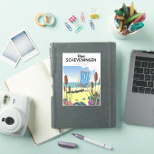 Scheveningen Nederland strandposter Sticker (iPad Cover)