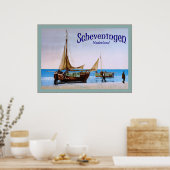 Scheveningen ~ Nederland ~ Vintage Poster (Keuken)