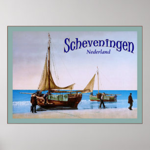 Scheveningen ~ Nederland ~ Vintage Poster