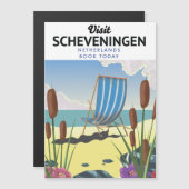 Scheveningen Nederlands strand poster (Voorkant / Achterkant)