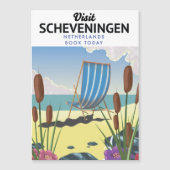 Scheveningen Nederlands strand poster (Voorkant)