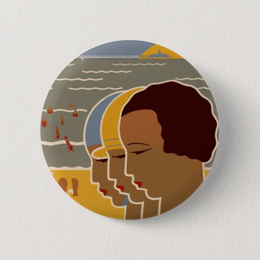 Scheveningen Ronde Button 5,7 Cm (Voorkant)