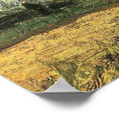 Scheveningen strand in stormachtig weer van Gogh Poster (Hoek)