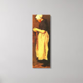 Scheveningen Vrouw Portret door Vincent van Gogh Canvas Afdruk (Voorkant)