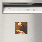 Scheveningen Woman Portrait van Vincent van Gogh Magneet (Insitu (Vaatwasser))