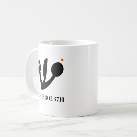 schibboleth koffiemok (Voorkant links)