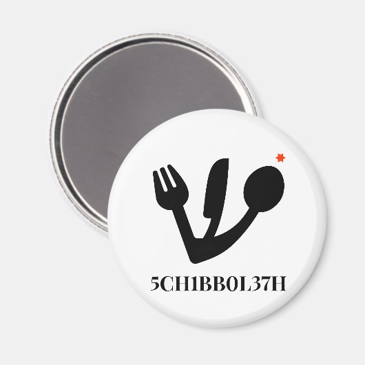 schibboleth magneet (Voorkant / Achterkant)