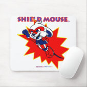 SCHIELD MOUSE "TAKE UIT!"  Mousepad Muismat (Met muis)