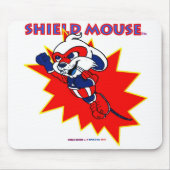 SCHIELD MOUSE "TAKE UIT!"  Mousepad Muismat (Voorkant)