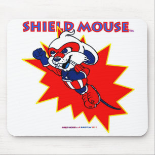 SCHIELD MOUSE "TAKE UIT!" Mousepad Muismat