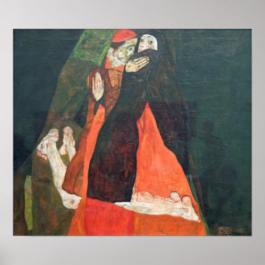 Schiele - De Kardinaal En De Non Poster (Voorkant)