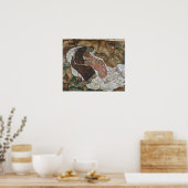 Schiele - Dood en Meisje Poster (Keuken)