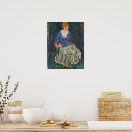 Schiele - Echtgenote Edith Poster (Keuken)