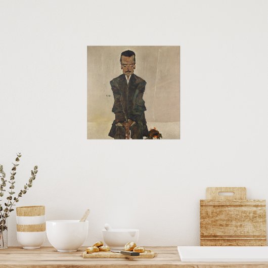 Schiele - Eduard Kosmack Poster (Keuken)