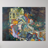 Schiele - einde van de stad poster (Voorkant)