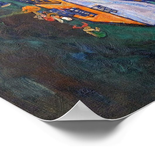 Schiele - einde van de stad poster (Hoek)