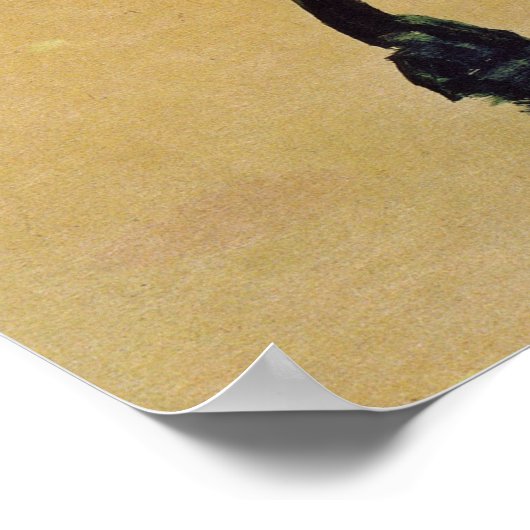 Schiele - Geel Chrysanthemum 1910 Poster (Hoek)