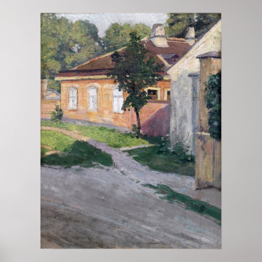 Schiele - Huis In Hutteldorf Poster (Voorkant)