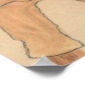 Schiele - Jongen met lange rok 1910 Poster (Hoek)