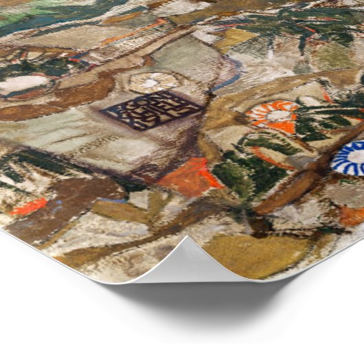 Schiele - Levitatie (blinden) Poster (Hoek)