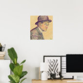 Schiele - Man Met Hoed 1910 Poster (Thuiskantoor)