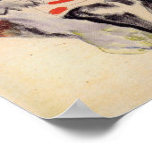 Schiele - Meisje in gevlekte jurk 1911 Poster (Hoek)