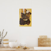 Schiele - moeder en kind poster (Keuken)